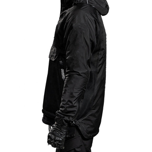 Sweat à capuche de moto pour homme, style blindé, respirant, couches de protection personnalisées, intérieur brossé chaud, coutures solides, confortable pour les motards - Product Image 5