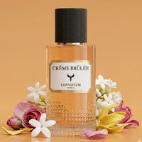 Convivium Paris France 50ml Parfum Liquide Floral Unisexe - Parfum de Luxe Longue Durée avec Extrait Crème Brûlée