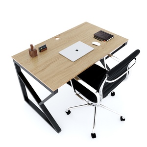 Kconcept HBKC030 120x70cm Plywood Computer Desk with Iron Legs - Product Image 3