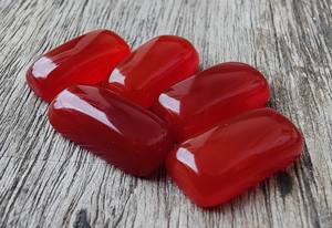 Venta al por mayor marca Lavira IGI certificado Natural rojo ónix cabujón Rectangular cojín corte espalda plana piedras preciosas todas las piedras preciosas sueltas - Product Image 4