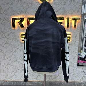 Sudadera con Capucha Personalizada con Diseño de Impresión Digital, 100% Algodón, Cierre de Cremallera, Unisex - Product Image 4