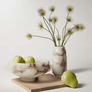 Trusted Manufacturer Marble Flower <b>Vase</b> <b>For</b> Floral Arrangement Display Creating Peaceful And Refined Living Space - Product Image 1