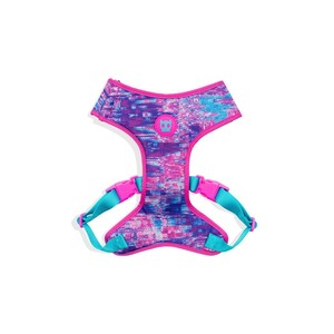Harnais pour chien Glitch 502 de luxe réglable en polyester, grande taille/XL/XS, harnais simple et élégant en maille solide pour chiens/chats, utilisation en extérieur - Product Image 1