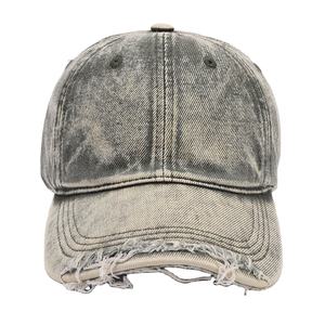 Haute qualité hommes Vintage réglable coton casquette de Baseball nouveau Style imperméable lavé en détresse 3D broderie Technique - Product Image 4