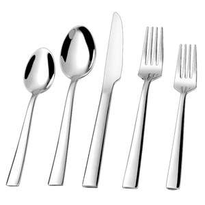 Couverts simples parfaits pour les cuisines domestiques et les environnements professionnels, résistants à la décoloration des aliments et au lavage. - Product Image 1