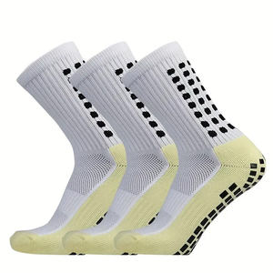 OEM Wholesale Custom Logo Anti-Slip Football <b>Grip</b> <b>Socks</b> for Men Winter Thick Cotton Designer Crew Soccer <b>Socks</b> Knitted Technics - Product Image 4