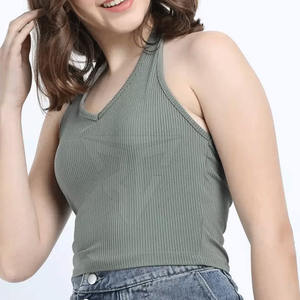 Camiseta sin mangas sostenible de talla grande para mujer, diseño único, informal, transpirable, al por mayor - Product Image 2