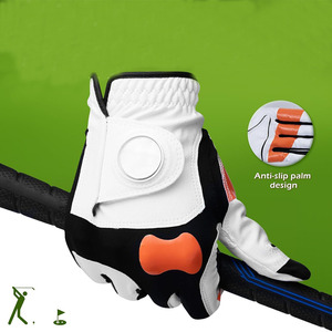 Gants de golf en cuir respirants à logo personnalisé haute performance les plus populaires Gants de golf en peau de mouton - Product Image 2