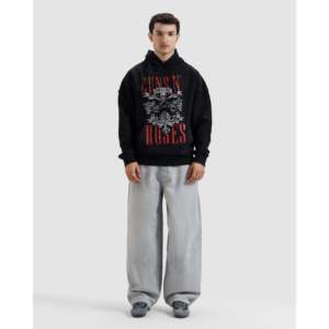 Sweat à capuche Guns & Roses avec détails inversés, 100% coton, French Terry 400 g/m², impression sérigraphique - Product Image 3