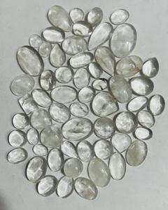 Wholesale Natural Crystal clear <b>Quartz</b> Tumbles Polished Crystal Gemstone clear <b>Quartz</b> Gravel Tumbled for Decoration Clear <b>Quartz</b> - Product Image 5