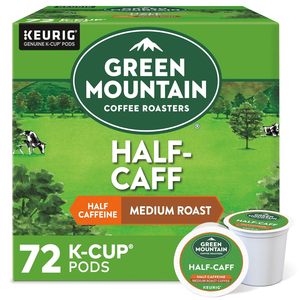 Cápsulas de café Green Mountain Coffee Roasters Half Caff para Keurig, tostado medio, 72 unidades - Product Image 3