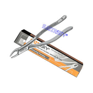 Pince d'extraction manuelle Fig 150S Cryer pour les dents des enfants Motif américain en acier inoxydable allemand de qualité chirurgicale - Product Image 1