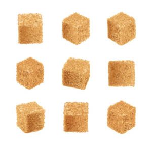 Cubes de canne à sucre sucre brun naturel forme carrée 100% canne à sucre naturelleANGLE - Product Image 4
