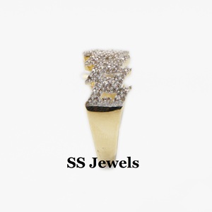 แหวนเพชรคิวบาแบบมีหนาม925เงิน VVS Moissanite แหวนสุดหรูสไตล์ฮิปฮอปน้ำแข็งแบบสั่งทำของขวัญ - Product Image 5