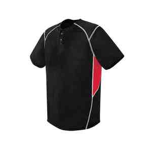 Nouvel arrivage : Ensemble uniforme de baseball personnalisé, coupe ajustée, logo personnalisé, impression par transfert thermique, respirant, 100 % polyester, séchage rapide, pour équipe adulte - Product Image 2