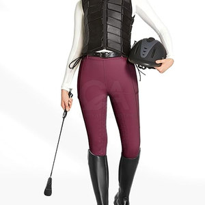 Pantalons d'équitation pour femmes, pantalon de montée flexible à compression, vêtements de sport équestres, jodhpurs et culottes de montée personnalisés - Product Image 2