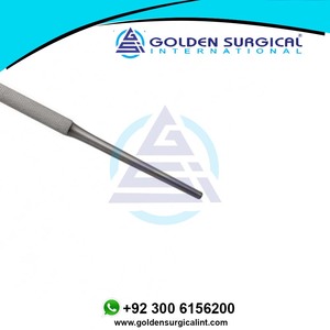 Manche de scalpel solide rond coudé 14cm lame tenant la poignée cou mince Instruments chirurgicaux - Product Image 3