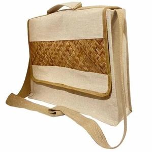 Bolsas de compras reutilizables ecológicas de yute personalizables de alta calidad con patrones impresos de logotipo personalizado al por mayor - Product Image 6