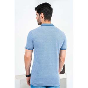 Camiseta Polo Unze London para Hombre, Modelo 'FLORIDA', 100% Algodón, Transpirable, con Bordado Oscuro, Talla XL - Product Image 4
