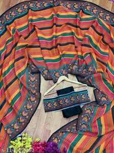 Boutique indienne Bollywood Designer Imprimé Saree Exclusif FAncy Dernière Georgette Qualité Premium Saree sari Qualité Premium - Product Image 2