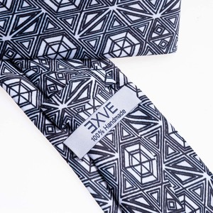 Corbata de seda a cuadros con estampado azul, corbata, corbata, Corbata, Gravate, Krawatte, Cravatta, cadenas de suministro ágiles de moda - Product Image 2