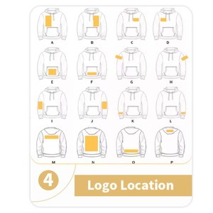 Sweats à capuche unisexes en coton épais de haute qualité, sans cordon, surdimensionnés, personnalisables avec logo, tailles grandes pour hommes - Product Image 4