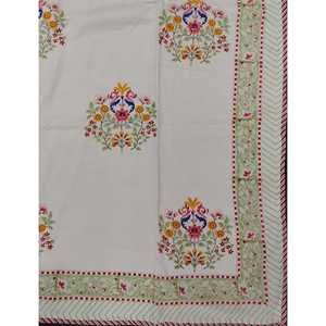 Textil para el Hogar de Algodón Estampado a Mano con Diseño Dohar - Product Image 1