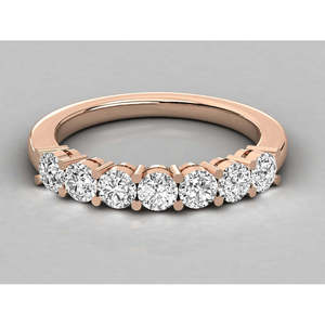 Bague pour femme en or 9 carats avec diamant de laboratoire - Product Image 6