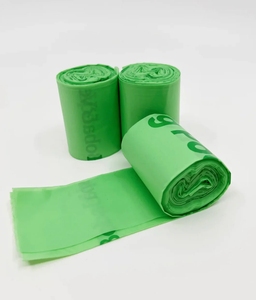 Bolsas Biodegradables para Excremento de Perro Proline, de Almidón de Maíz PLA PBAT, 60 Bolsas por Rollo, para la Eliminación de Desechos de Mascotas - Product Image 5