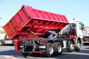 2008 Mercedes-Benz Actros 4141 TIPPER 2 vías Bordmatic 605 M 8x4 Euro 4 Weichai motor usado caja de cambios rápida cámara trasera diésel izquierda - Product Image 4