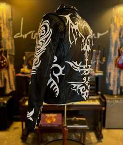 Men's Fashion Leather Jacket for Outdoor Motor Cycle Sports Plus Sizes Reversible Zipper Closure Winter Suitable in All Sizes - Product Image 5