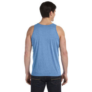 Bella Canvas UNISEX TRIBLEND <b>TANK</b> Breathable Custom Logo <b>Tank</b> <b>Tops</b> for <b>Men</b> <b>White</b> Flick Triblend UNISEX TRIBLEND <b>TANK</b> <b>Top</b> - Product Image 6