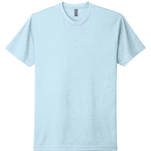 เสื้อยืดไตรเบลนด์สีฟ้าน้ำแข็งสำหรับทุกเพศรุ่น Next Level - Product Image 1