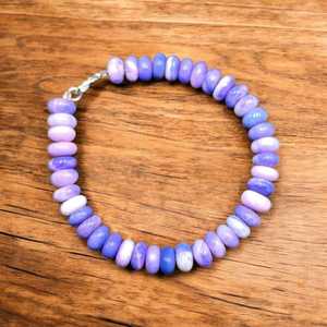 2025 été Boho Style perlé pour Bracelet pour femmes violet opale bonbons pierres précieuses bijoux pour anniversaire plage sorties suivantes - Product Image 1