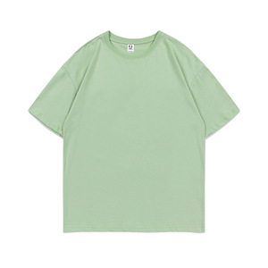 เสื้อยืดผู้ชายผ้าคอตตอนคอมบ์แบบ100% 180 GSM โอเวอร์ไซส์สไตล์สตรีทสีล้วน19สีล้วนมีให้เลือกแบบถัก - Product Image 5