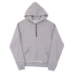 Ropa informal Sudaderas con capucha y media cremallera Spandex Poliéster Hecho Sudaderas con media cremallera Sudaderas con capucha de manga larga con media cremallera - Product Image 3