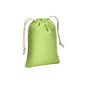 Sacchetti Sportivi Ecologici in Cotone Riciclato con Coulisse, Borsa Promozionale Sostenibile per Gadget - Product Image 1