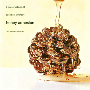 Juguete Masticable Natural de Piña de Pino Quanying para Aves, <span class=keywords><strong>Bola</strong></span> de Forraje Multigrano para Loros y Agapornis, para Afilar el Pico - Product Image 4