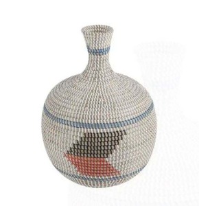 Vase à fleurs en métal pour intérieurs de maison et affichage de fleurs de jardin, adapté aux arrangements frais ou secs - Product Image 2