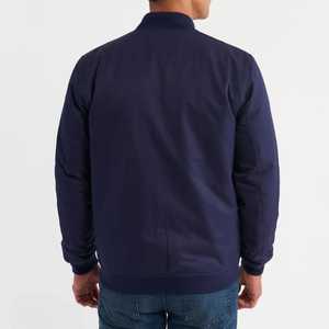 Veste bomber en nylon sur mesure en gros, fabrication OEM, veste bomber légère pour hommes, fermeture éclair, manches longues - Product Image 2