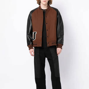 Chaquetas Casuales de Hombre Estilo Urbano, Chaquetas Universitarias de Béisbol con Letras, Chaquetas Bomber Universitarias para Hombre - Product Image 2