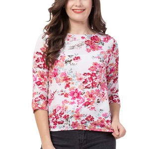 Camiseta informal para mujer, ropa 100% de algodón, personalizada, oversize - Product Image 1