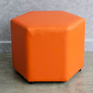 ชุดเก้าอี้โซฟาหกเหลี่ยมร่วมสมัย 3 ตัว หุ้มหนังเทียม (GDSF009) - Product Image 5