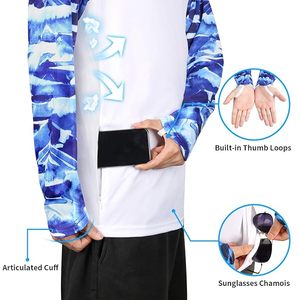 Maillot de pêche à manches longues à séchage rapide pour homme Design personnalisé Sublimation Protection UV Tshirt Respirant UPF 50 + - Product Image 2