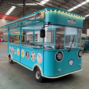 Cheap Price Outdoor Electric <strong>Food</strong> Car Cart <strong>Truck</strong> Van Mobile bar <strong>Food</strong> caravan Mobile Restaurant Kitchen <strong>Food</strong> on Wheels - Product Image 2