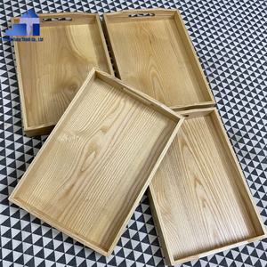 Highly-Rated Thanh Tung Thinh Modern Luxury Natural Wooden Tray Handles Eco-Friendly Durable Customizable Design for Restaurant - Product Image 2