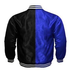 Classic Breathable Satin Letterman Varsity Jacket for Men Custom American Street CollegeBaseballjacket for men - Product Image 5