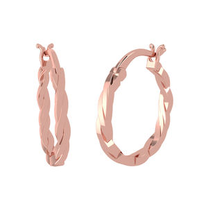 ต่างหูเพชรริคฮาวาชุบทอง 14K ดีไซน์ทันสมัยสำหรับผู้หญิง รับรองโดย IGI รุ่นใหม่ล่าสุด วัสดุทองคำสีเหลือง เหมาะสำหรับงานแต่งงาน - Product Image 1