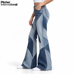 Jeans pour femmes en gros, jeans déchirés, jeans taille haute, fabricant en gros pour les détaillants de streetwear aux États-Unis - Product Image 2