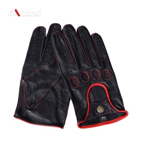 Gants de conduite pour hommes en cuir d'agneau véritable de qualité supérieure, doux, respirants, légers, antidérapants, toutes saisons, OEM, rétro, numériques - Product Image 4